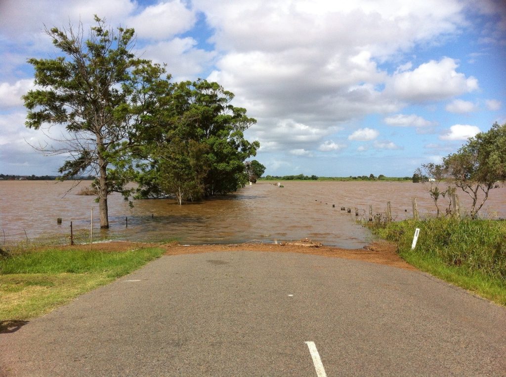 Terrain inondé