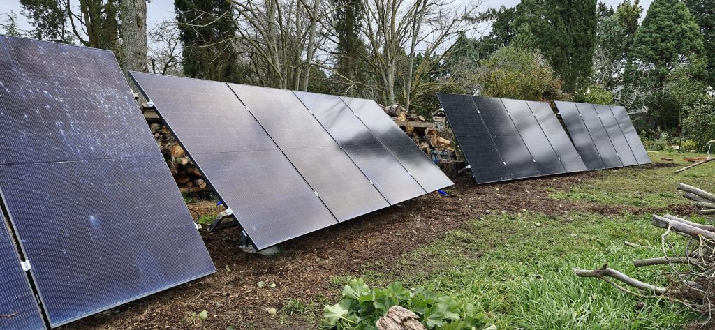 Installation photovoltaïque d'une maison autonome en électricité